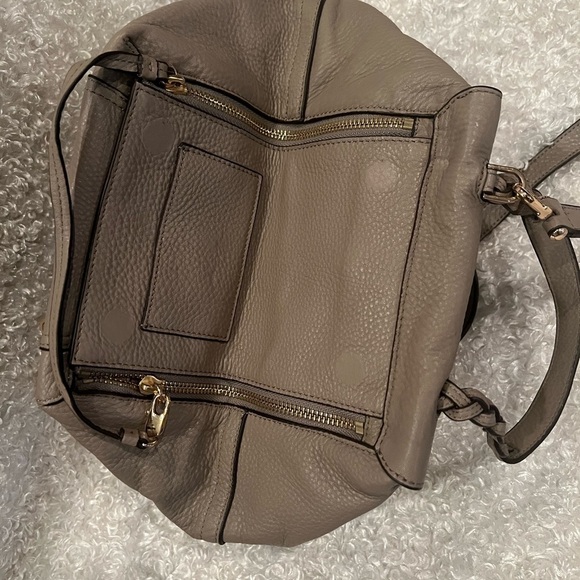 Tory Burch Half Moon Satchel Leather Handbag - Picture 6 of 14